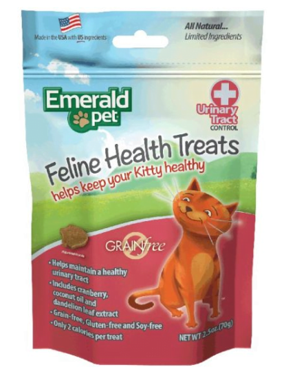 Gâterie pour chat, Feline Health urinaire, Emerald Pet  2.5 oz