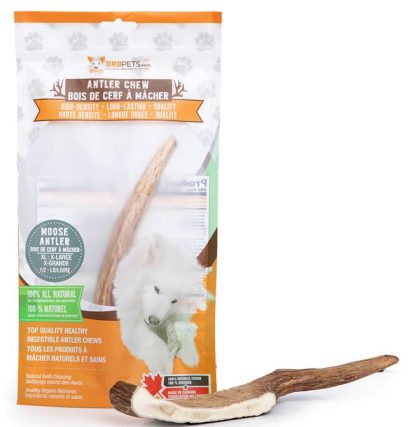 Gâterie pour chien, bois de cerf à mâcher, BRB Pets    sac 1/2lb