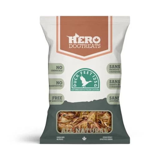 Patte de canard pour chien, HeroDogTreats