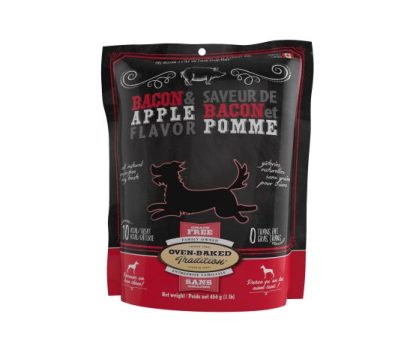 Biscuits pour chien, Bacon et Pomme, Oven Baked 454g (1lb)