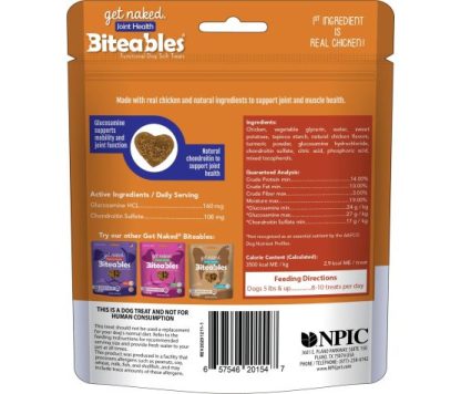 Gâteries Tendres pour Chien, Santé Des Articulations, Get Naked "Biteables" 6oz (170g)