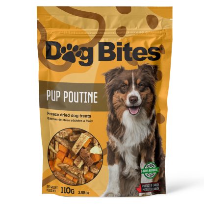 Gâteries séchées à froid à la poutine, Dog Bites