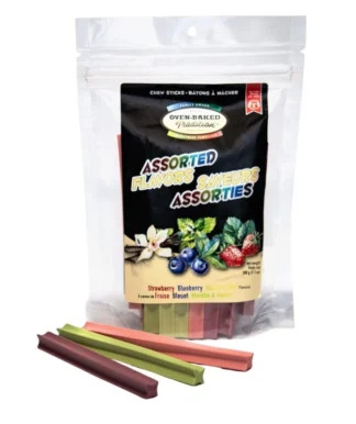 Bâtons à mâcher pour chien, saveurs assorties, Oven-Baked Tradition 200g
